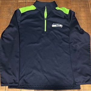 Seattle Seahawks Quarter Zip - Small